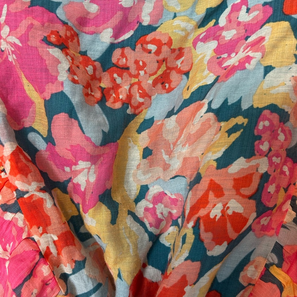 MINKPINK Vibrant Floral Wrap Mini Dress - Picture 4 of 8